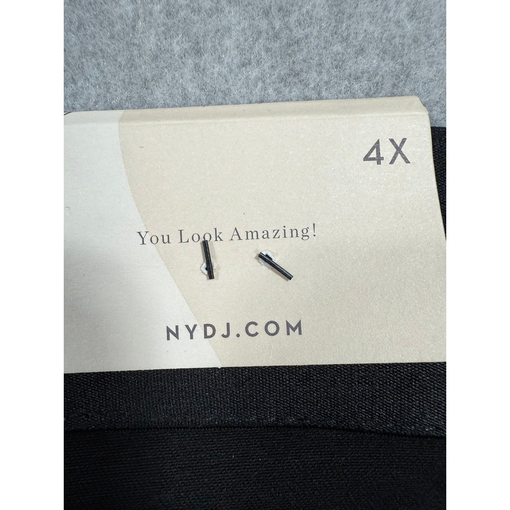 NYDJ 4X Black Bootcut Jeans NWT Lift Tuck Stretch Plus Size 26 28 High Rise - Picture 6 of 17